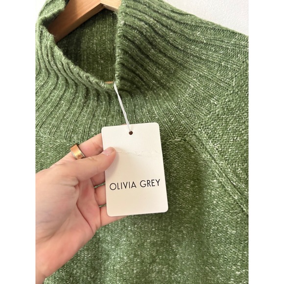 Olivia Grey Green Sweater – Women's XL – NWT - Picture 3 of 5